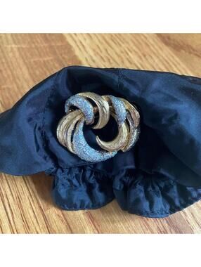 Vintage Gold Tone and Silver Women's Brooch